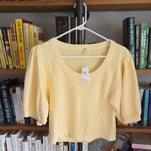 H&M Soft Yellow Women's Blouse